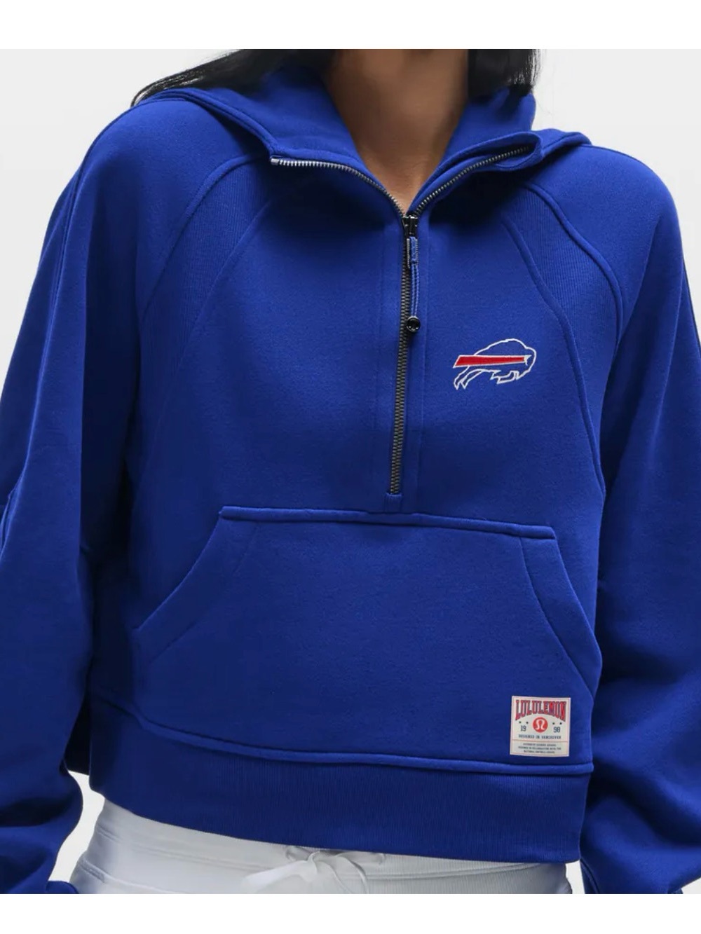 Women's lululemon Buffalo Bills Scuba Oversized Half-Zip Hoodie XL/2XL
